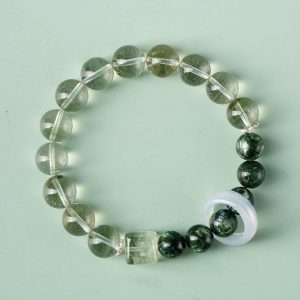 Natural Green Crystal Bracelet (Health and Longevity)