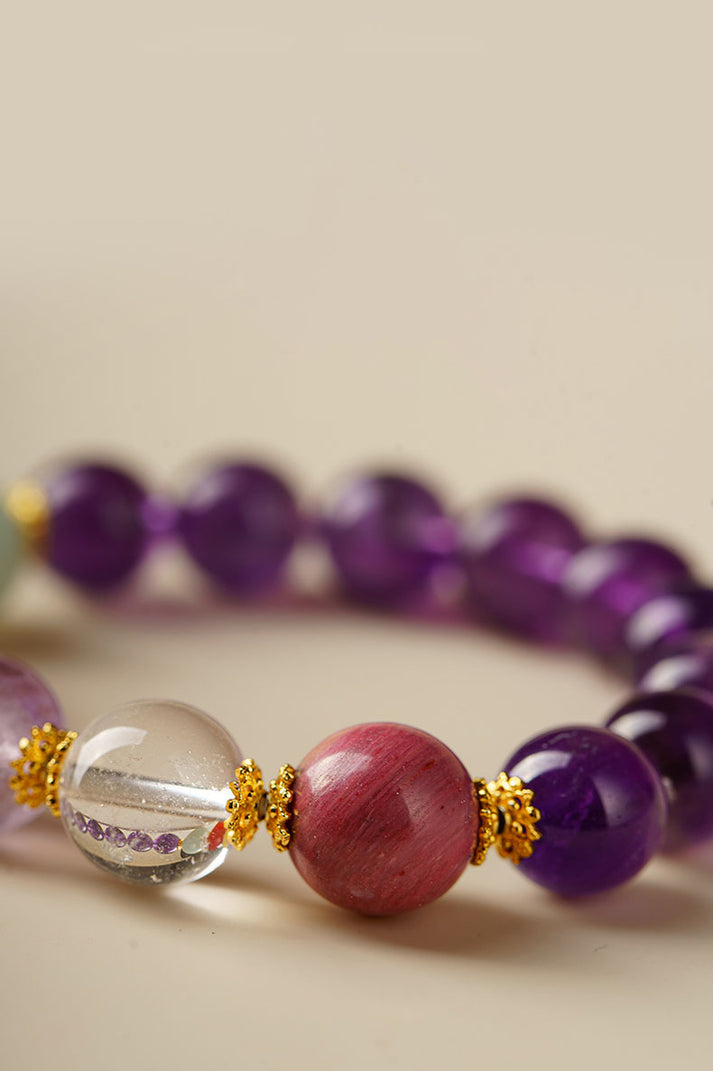 Nine Purple Fire Crystal Bracelet (20-year Good Fortune) - 图片 4