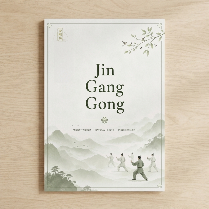 Jin Gang Gong Course PDF(Printable): Traditional Qigong Exercise Guide Book